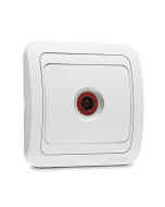 Πρίζα Χωνευτή TV Τερματική Λευκή  Makel Mimoza 12027