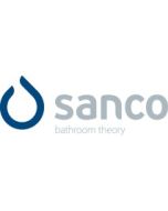 Σπογγοθήκη Ίσια W24xD10,5xH2,5 cm Black Mat Sanco Shower Shelves 0342-M116