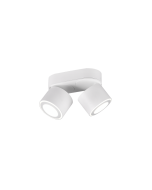 Σποτ Δίφωτο Λευκό Ματ 18xH10cm Led 2x5w 3000K 2x450lm Trio Lighting Taurus 652910231