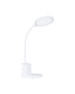 Φωτιστικό Γραφείου Επαναφορτιζόμενο USB Λευκό 15xH55cm ε Εύκαμπτο Βραχίονα LED 2700-6500K 300lm Eglo Brolini 900529