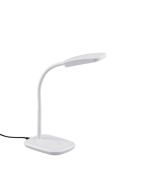 Φωτιστικό Γραφείου Λευκό 11xH36cm με Εύκαμπτο Βραχίονα LED 3,5w 3000K 350lm Trio Lighting Boa R52431101