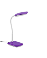 Φωτιστικό Γραφείου Μωβ 11xH36cm με Εύκαμπτο Βραχίονα LED 3,5w 3000K 350lm Trio Lighting Boa R52431193