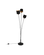 Φωτιστικό Δαπέδου Μαύρο Ματ Τρίφωτο 3xE14 41xH150cm Trio Lighting Tommy R46333979
