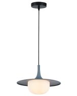 Φωτιστικό Κρεμαστό Γκρι-Λευκό Μονόφωτο 1xE27 D350xH1500mm Fred 4312600