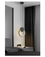 Φωτιστικό Κρεμαστό Μαύρο 30xH100cm Led 12w 3CCT Homelighting Rando 77-50486