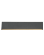 Φωτιστικό Τοίχου Ανθρακί 47xH8cm LED 2x9w 3000K 2x900lm Switch Dimmer Trio Lighting Concha 225174742