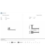 Χαρτοθήκη Ανοιχτή Sanco Iconic Black Mat 26706-M116