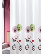 Κουρτίνα Μπάνιου Μ180xΥ200εκ.Υφασμάτινη Polyester Joy Bath Ballons Multi 002-000021