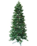 Χριστουγεννιάτικο Δέντρο Πράσινο με Γκι Ø110 cm Ύψος 210cm Βάση Πτυσόμενη 004717