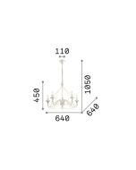 CORTE SP5 BIANCO Ideal Lux 005881