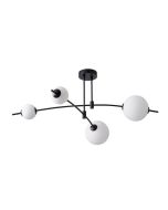 CCC 553-4 ΟΡΟΦΗΣ ΓΡΑΜΜΙΚΟ ΜΑΥΡΟΣ ΣΚΕΛΕΤΟΣ ΜΕ 4 ΦΟΥΣΚΕΣ LED 40W 3000K 2400 LMN ARlight 0064223