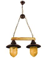 PDA 112-2 YL ΚΡΕΜ 2/Φ ΡΑΓΑ ΞΥΛΟ-ΣΚΟΥΡΙΑ 2ΧΕ27 ARlight 0101121