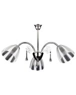 PDT 194-3 ΚΡΕΜ. 3/Φ ΝΙΚΕΛ ΛΕΥΚΟ/ΔΙΑΦΑΝΟ ΓΥΑΛΙ 3ΧΕ27 ARlight 0103232