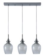 PDC 1254-3 # ΡΑΓΑ 3/Φ ΝΙΚΕΛ ΜΕ ΚΡΥΣΤΑΛΛΑ ΓΥΑΛΙ ΔΙΑΦΑΝΟ 3XE14 ARlight 0104532