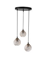 PDA 3459-3 GD # 3/Φ ΜΕ ΧΡΥΣΕΣ ΚΡΥΣΤΑΛΙΝΕΣ ΜΠΑΛΕΣ ΣΕ ΡΟΖΕΤΑ  3ΧΕ14 ARlight 0106600