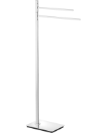 Καλόγερος Διπλή Πετσετοθήκη Χρώμιο Bronze Art Καλόγεροι 01M3-10-3S