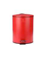 Χαρτοδοχείο Μπάνιου 5lt Soft Close Κόκκινο Ματ Estia Home Art Classic 02-21962