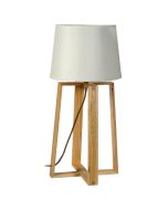 TLC 6320 ΕΠΙΤΡΑΠΕΖΙΑ ΛΑΜΠΑ ΣΤΑΥΡΩΤΟ ΞΥΛΟ 1ΧΕ27 ARlight 0203005