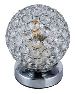 TLC 3459-CR ΠΟΡΤΑΤΙΦ ΜΠΑΛΑ ΧΡΩΜΙΟ ΜΕ ΚΡΥΣΤΑΛΛΑ 1ΧΕ27 ARlight 0244072