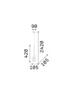 FLUT SP1 SMALL BIANCO Ideal Lux 035697