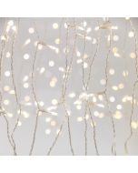 ΚOΥΡΤIΝA, 360 2CHIP LED 3mm, 31V ΜEΤAΣΧΗΜΑΤIΣΤΗ, 8 M/F & ΜΝΗΜΗ, 4 EΠEΚΤAΣEIΣ ΕΩΣ 3 SET, R.CONTROL (TIMER & DIMMER), ΔIAΦAΝO PVC ΚAΛΩΔIO, ΛΕΥΚΟ & ΘΕΡΜΟ ΛΕΥΚΟ LED (H200 x W200cm, 20 LINES x 18 LED), ΚAΛΩΔIO ΠAΡOΧΗΣ 3m, IP44 Eurolamp 600-01160