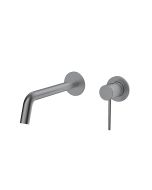 Orabella Preciosa Gun metal light - Μπαταρία νιπτήρος, εντοιχισμού 2 οπών 10365