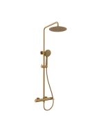 Orabella Preciosa Brushed gold - Στήλη ντουζ με στρόγγυλη κεφαλή Φ250 10391