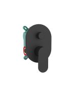 Orabella Oval Black matt - Μπαταρία λουτρού, εντοιχισμού 2 σημείων 10465
