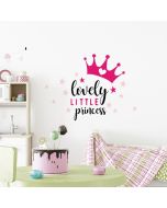 Lovely Princess αυτοκόλλητα με μήνυμα τοίχου M Ango 11109