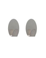 Tiger Baseline Σετ των 2 Άγκιστρο medium Brushed stainless steel 1111530942 1111530942