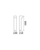 SIRIO PT2 H60 NERO Ideal Lux 115115