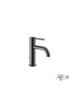 Μπαταρία Νιπτήρα με Αυτόματη Βαλβίδα Τech La Torre Black Brushed 12007-410