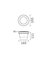 GRAVITY PT ROUND BIG Ideal Lux 120324