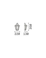 DAFNE AP1 SMALL BIANCO Ideal Lux 120430