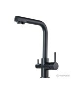 Μπαταρία Νεροχύτη Κουζίνας Filter-tap για Ντεπόζιτο Eurorama Black Matt  13534-400