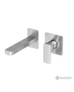 Μπαταρία Νιπτήρα Τοίχου Quadra Eurorama Inox 144904-110