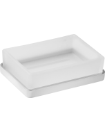 Σαπουνοθήκη Γυαλί Χρώμιο Bronze Art Επικαθήμενα 14M3-10-M