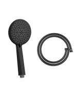 Shower Set - Τηλέφωνο 3 θέσεων και σπιράλ τηλεφώνου black matt 15258