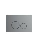 S line - Πλακέτα για εντοιχ. καζανάκι Gun metal light 15320
