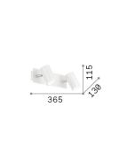 SPOT AP2 BIANCO Ideal Lux 156736