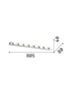 PRIVE' AP8 BIANCO Ideal Lux 159522