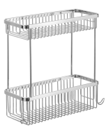 Σπογγοθήκη Διπλή Χρώμιο Bronze Art Σπογγοθήκες 1698-10-2