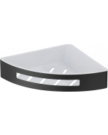 Σπογγοθήκη Γωνιακή Μαύρο Bronze Art Σπογγοθήκες 16H6A-MM