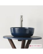 Νιπτήρας Πορσελάνης Glam Φ33 Scarabeo Ocean (blu) 1808-600