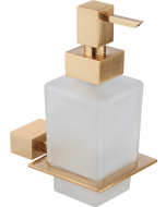 Ντισπένσερ Γυαλί Χρυσό Ματ Bronze Art Shelfy 18V1-G1-S