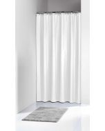 Solid 180x200 white κουρτίνα μπάνιου υφασμάτινη Sealskin Elemental  200601310