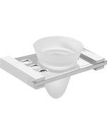 Ποτηροθήκη Γυαλί Χρώμιο Bronze Art San Remo 20M3-10