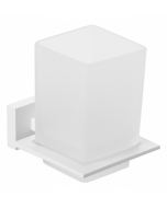 Ποτηροθήκη Γυαλί Λευκό Bronze Art Lugano 20X6-AA