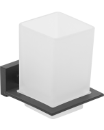 Ποτηροθήκη Γυαλί Μαύρο Bronze Art Lugano 20X6-MM