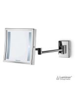 Καθρέπτης Μπάνιου LED Μεγεθυντικός 21,5x21,5 Luminor Chrome FD02-100